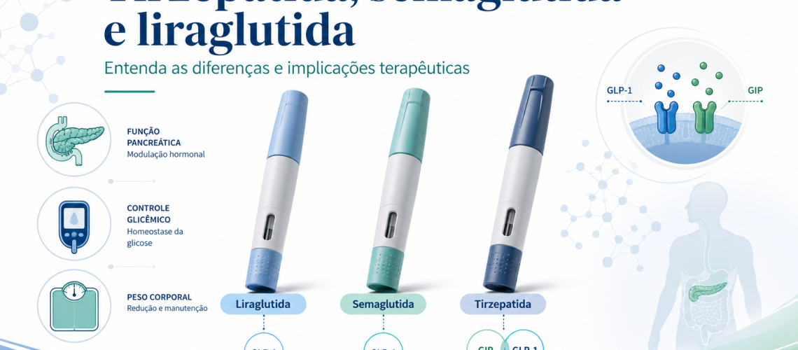 Tirzepatida, semaglutida e liraglutida_ entenda as diferenças e quando podem ser indicadas